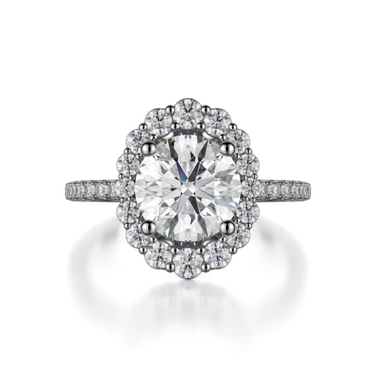 Michael M Defined Engagement Ring