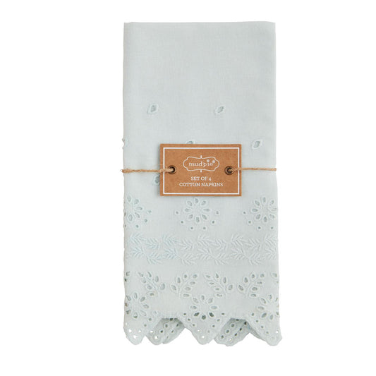 Mud Pie Eyelet Spring Napkin (Set of 4)