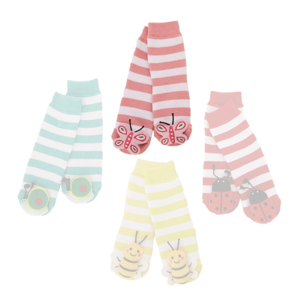 Two's Company Insect Rattle Socks
