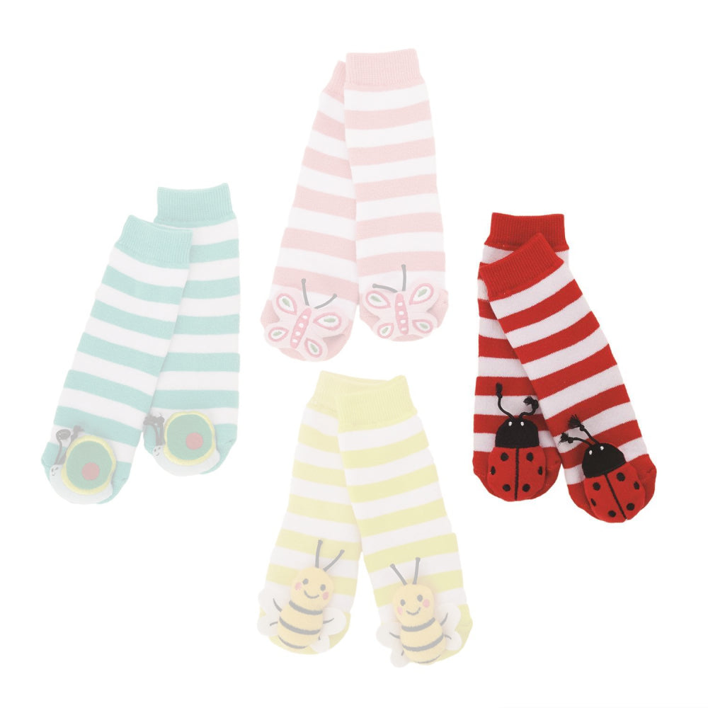 Two's Company Insect Rattle Socks
