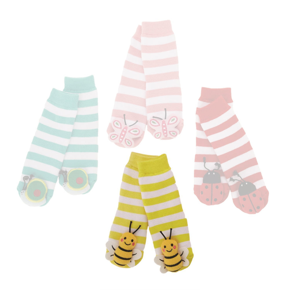 Two's Company Insect Rattle Socks