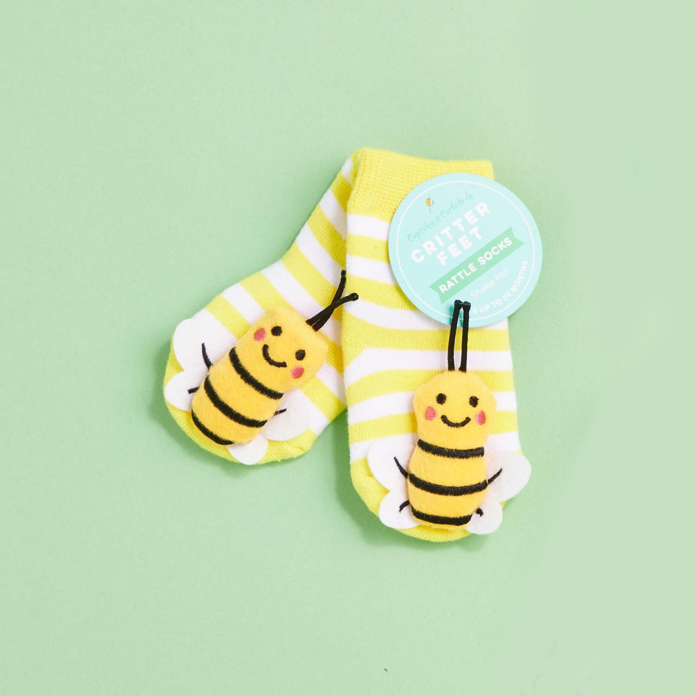 Two's Company Insect Rattle Socks