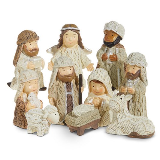 3" Raz Imports Nativity Set of 10