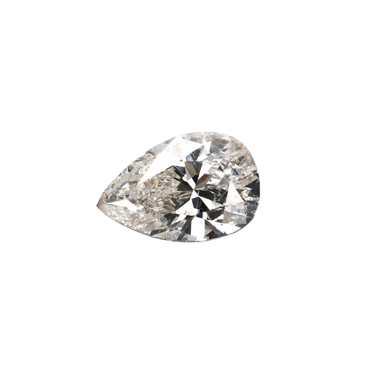 Pear 3.01ct HI1 Diamond