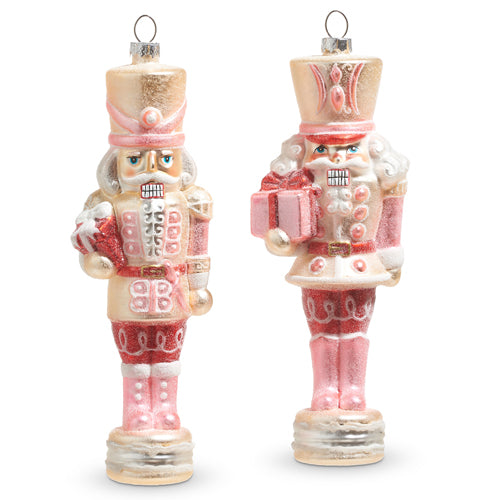 Raz Imports Glittered Nutcracker Ornament