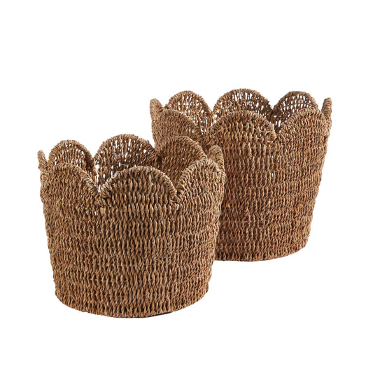 Raz Imports Scalloped Baskets (In-Store Pick Up Only)