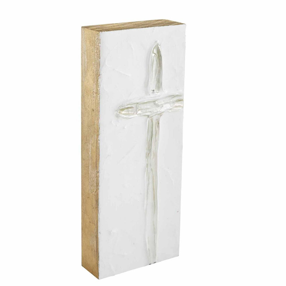 Mud Pie Cross Block Art