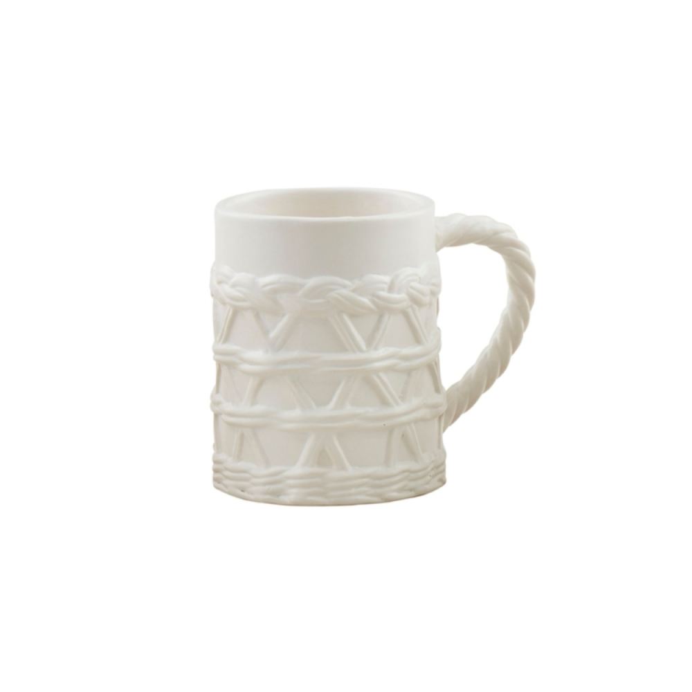 Mud Pie Woven Mug