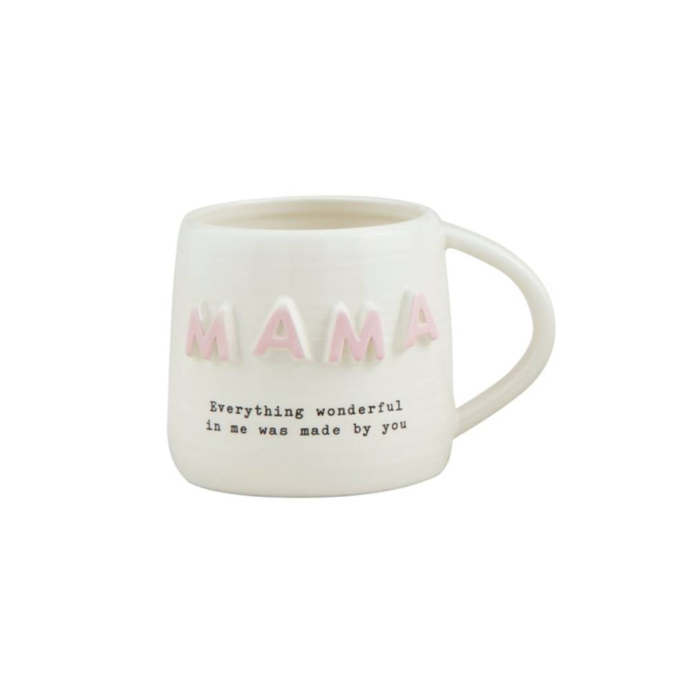 Mud Pie Mom Chunky Letter Mug
