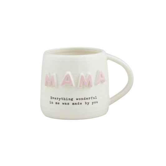 Mud Pie Mom Chunky Letter Mug