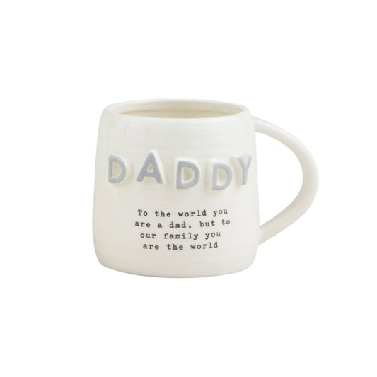 Mud Pie Dad Chunky Letter Mug