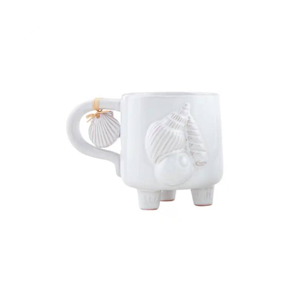 Mud Pie Scallop Footed Mug - Thumbnail 2