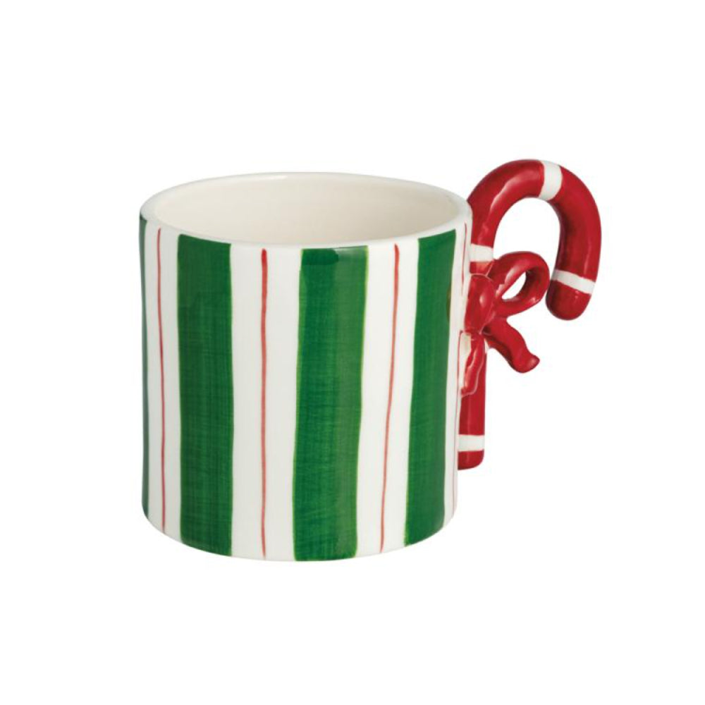Mud Pie Whimsical Christmas Handle Mugs