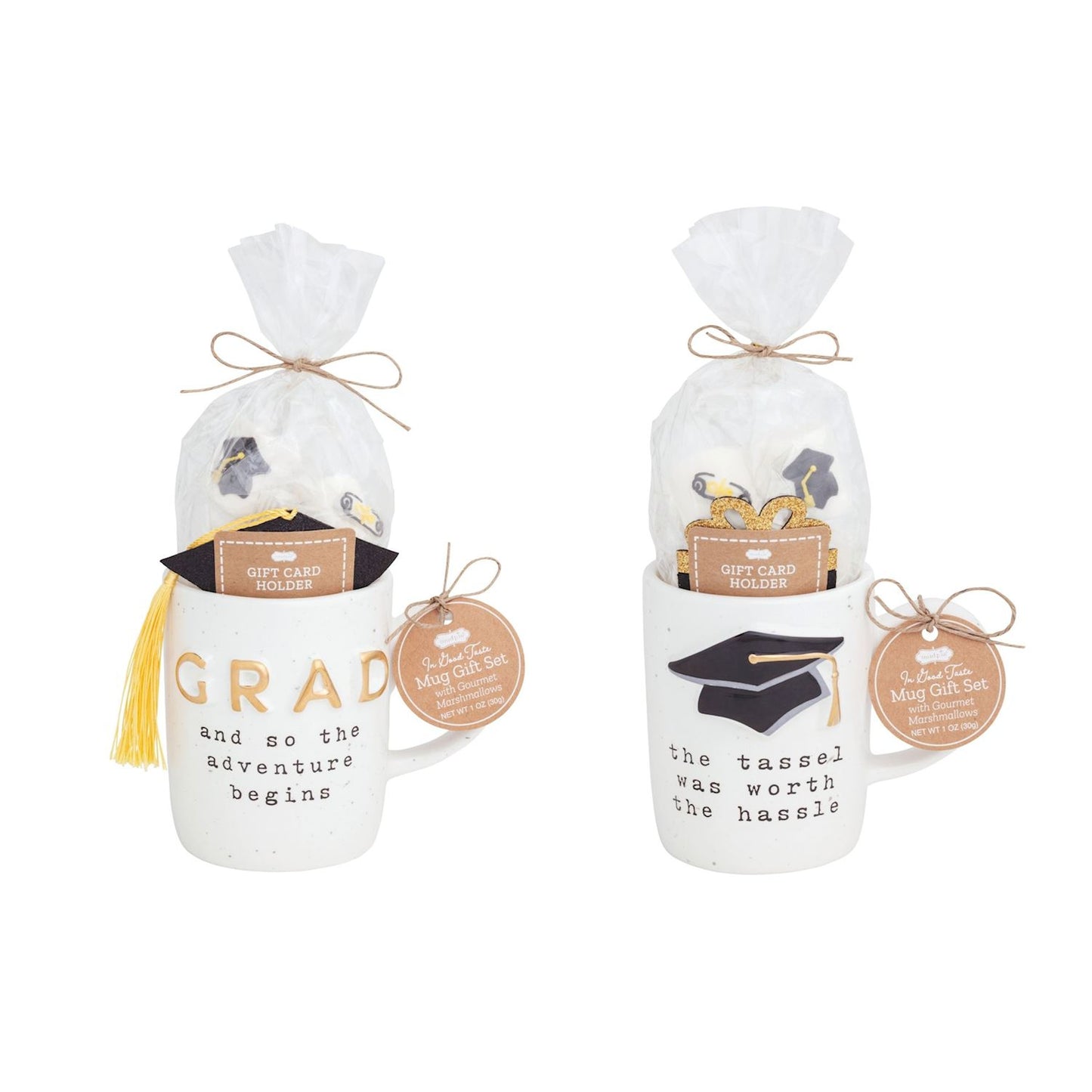 Mud Pie Gourmet Grad Mug Sets