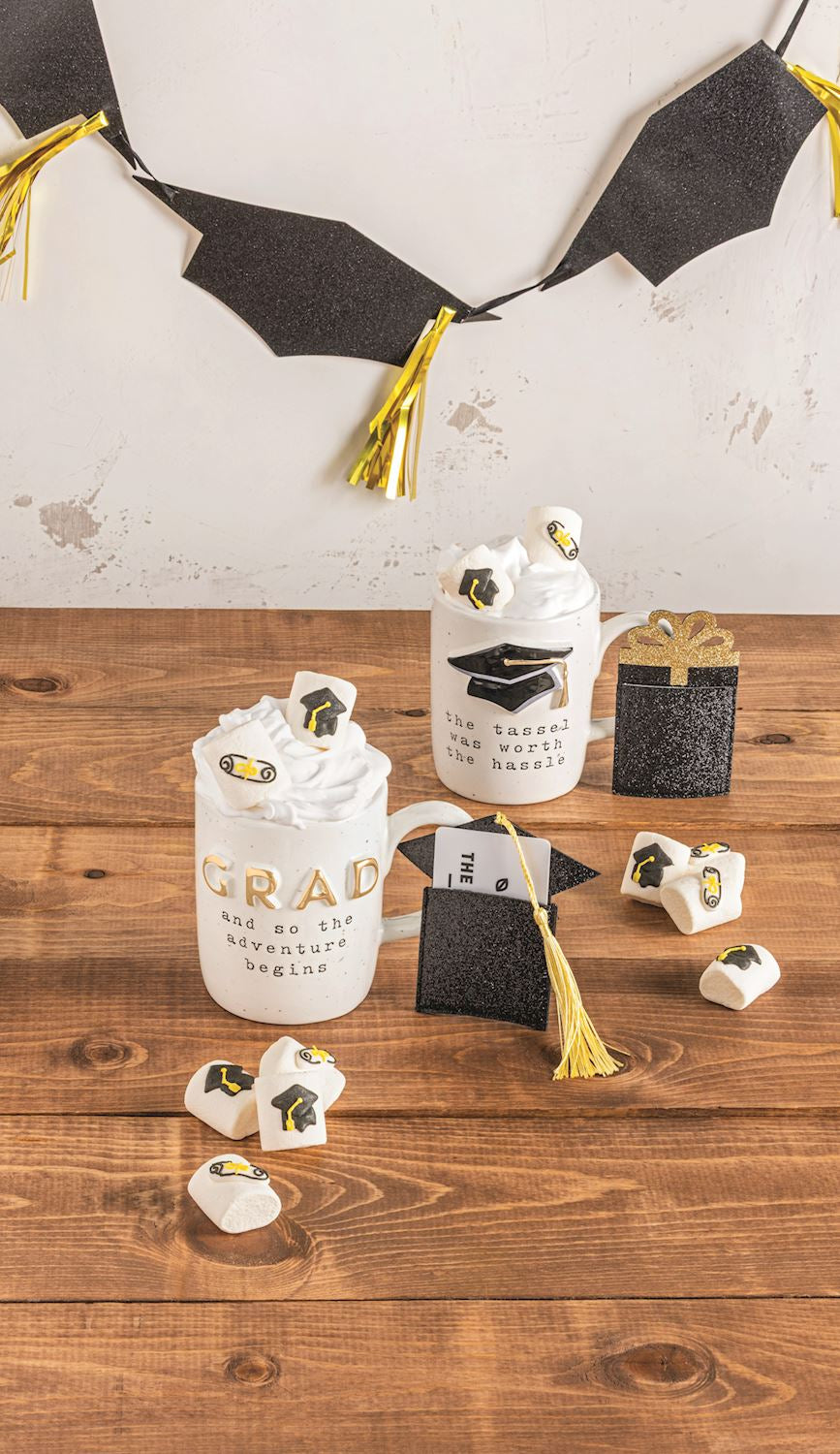 Mud Pie Gourmet Grad Mug Sets