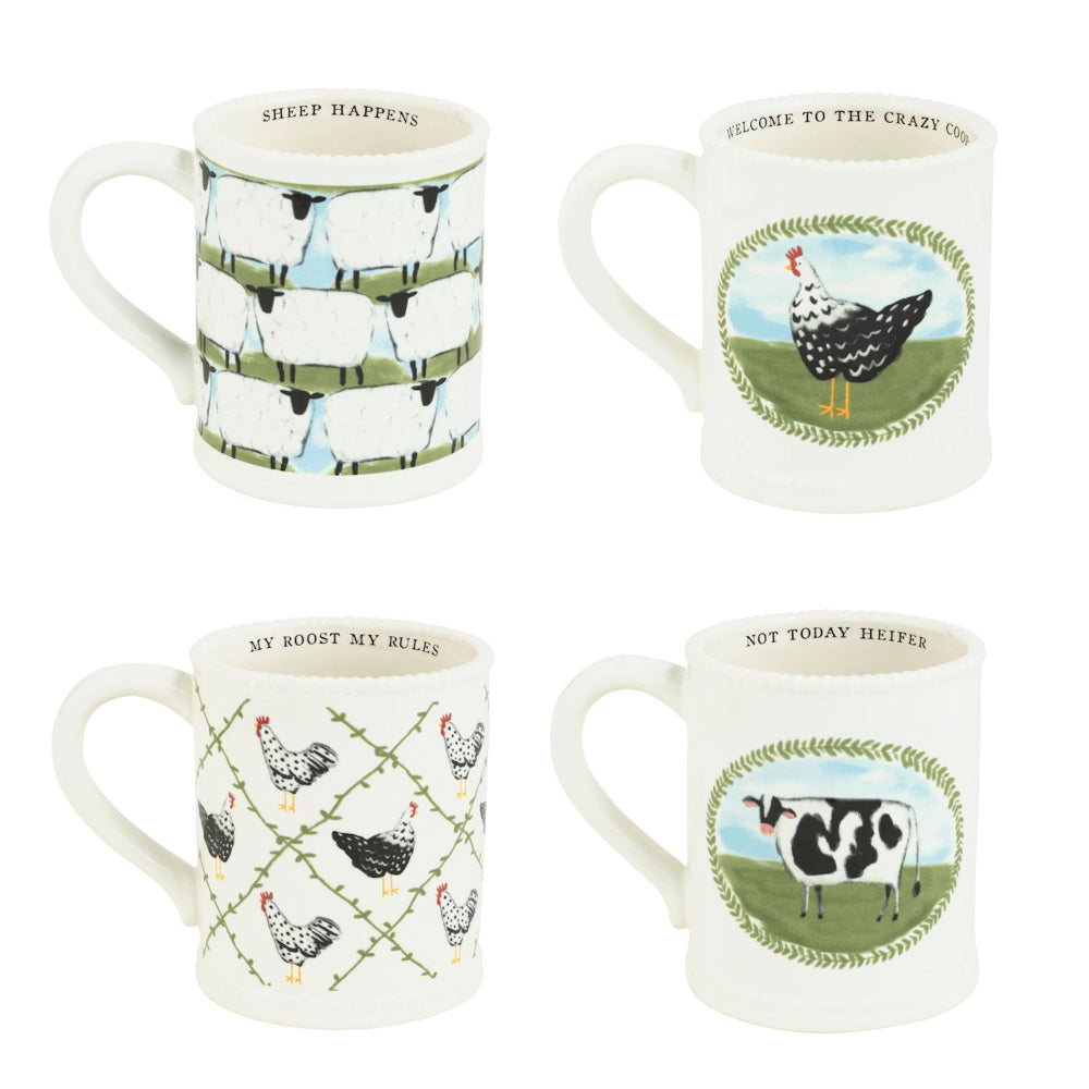 Mud Pie Farm Mugs