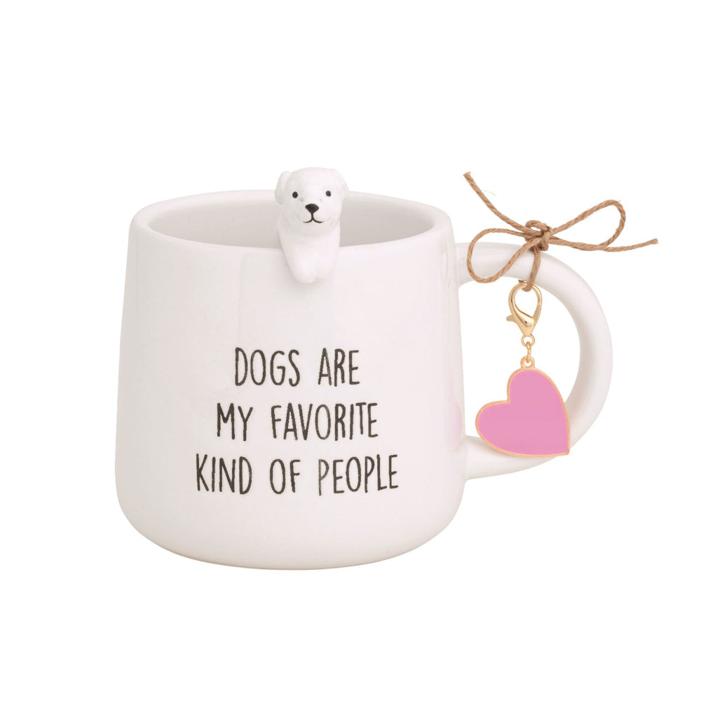 Mud Pie Dog Figure Mugs