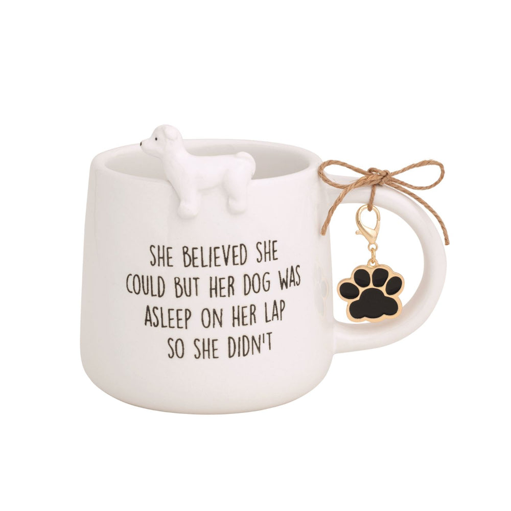 Mud Pie Dog Figure Mugs