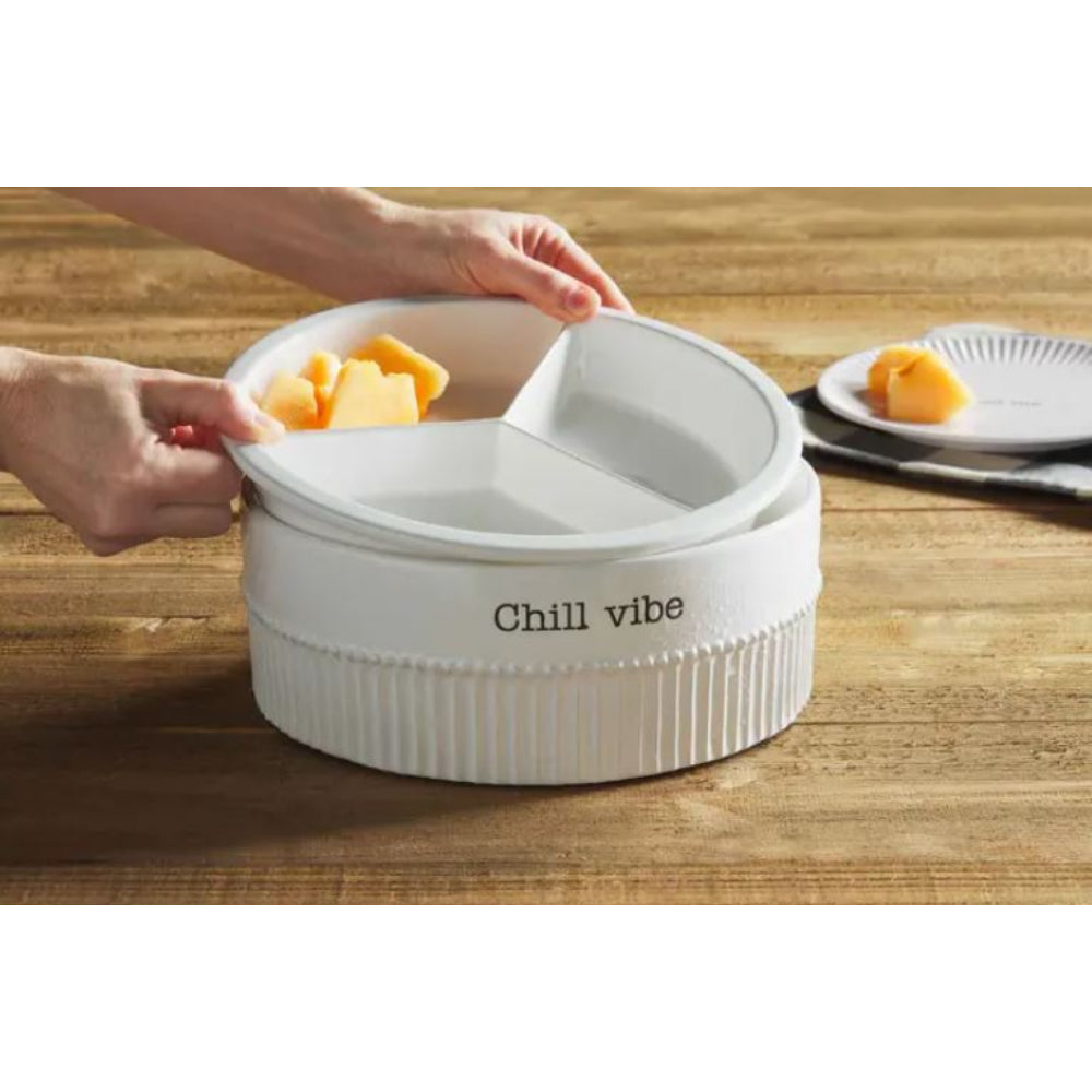 Mud Pie Triple Divided Chiller