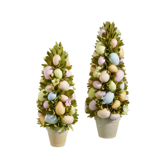 Raz Imports Potted Egg Topiaries