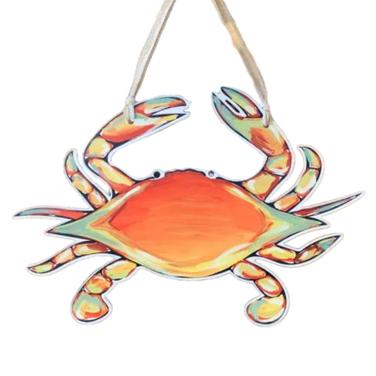 Crab Door Hanger - Red