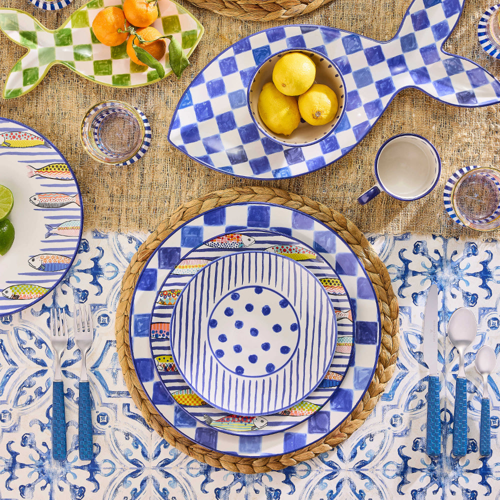 Mackenzie-Childs Go Fish Salad Plate