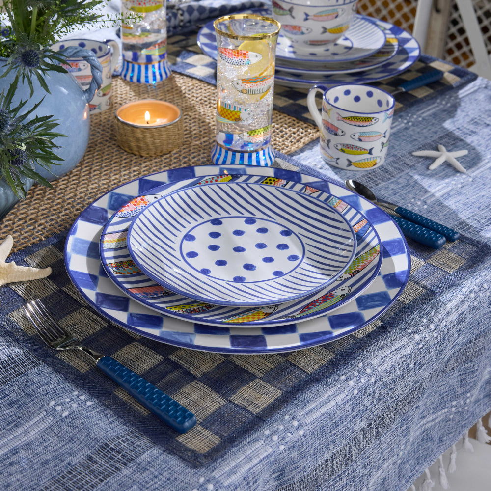 Mackenzie-Childs Go Fish Salad Plate