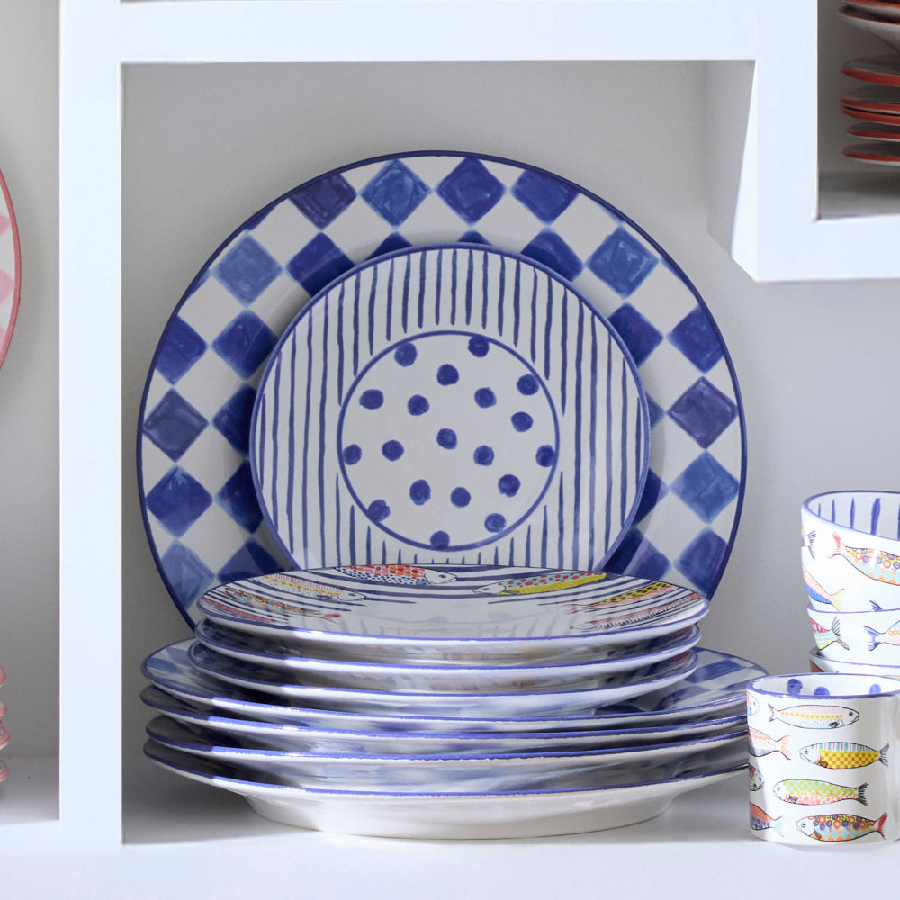Mackenzie-Childs Go Fish Salad Plate