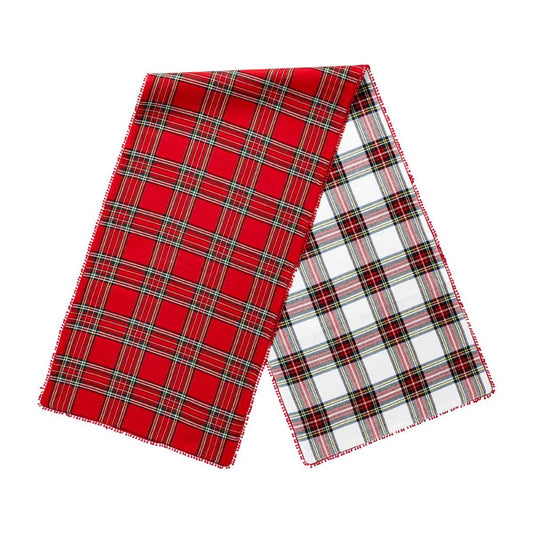 Mud Pie Tartan Pom Runner