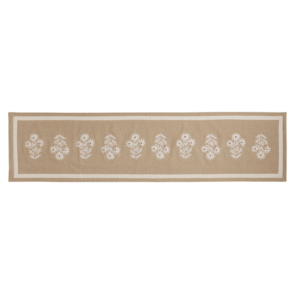 Mud Pie Embroidered Table Runner