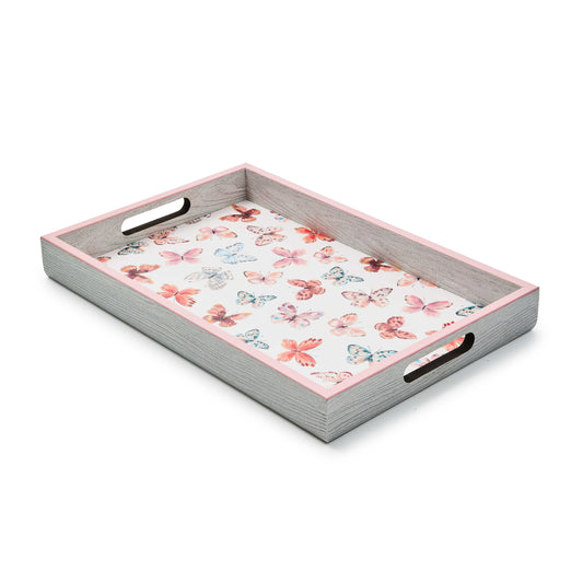 Mackenzie-Childs Butterfly Serving Hill Tray