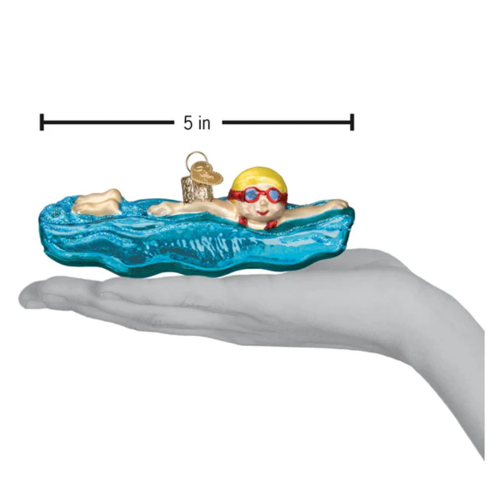 Old World Christmas Swimming Ornament