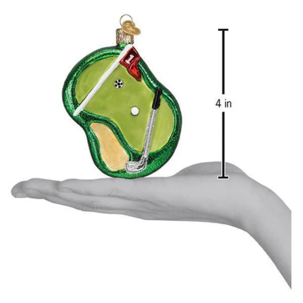 Old World Christmas Putting Green Ornament