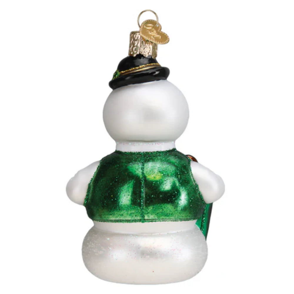 Old World Christmas Sam The Snowman Ornament