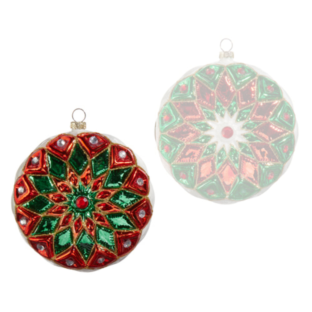 5" Multicolor Starburst Ornament