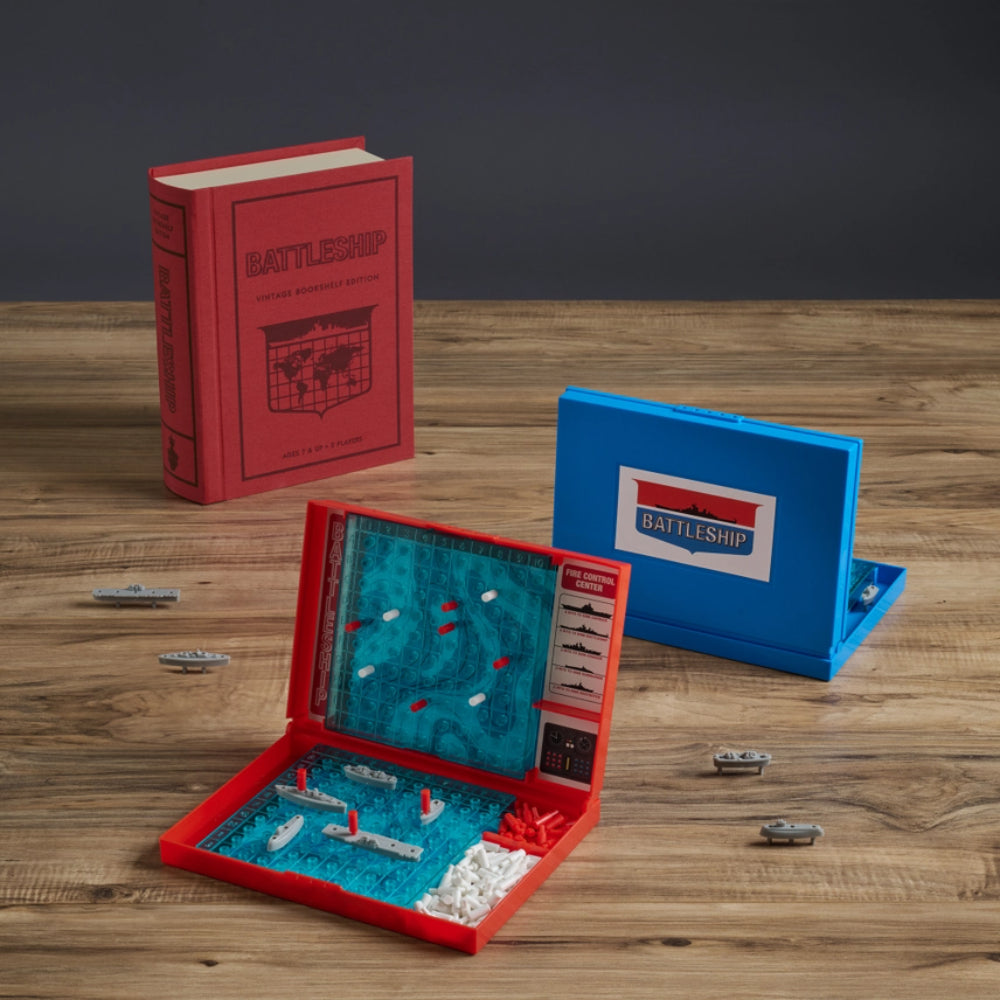 WS Game Company Battleship Vintage Bookshelf Edition Game