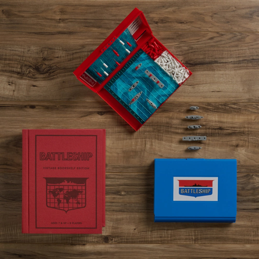 WS Game Company Battleship Vintage Bookshelf Edition Game