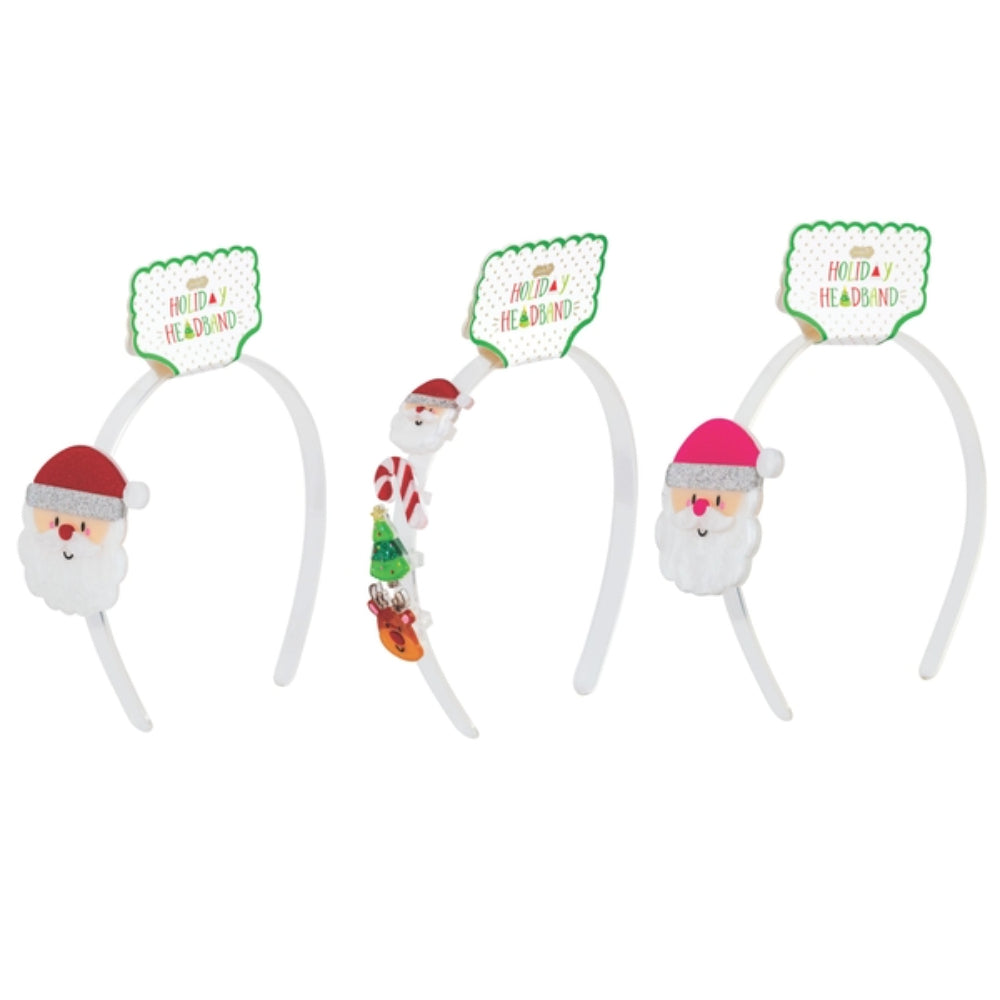 Mud Pie Christmas Icons Acrylic Headbands