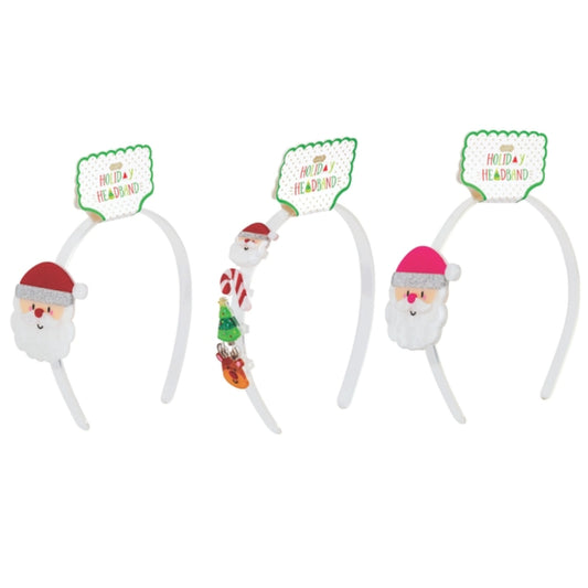 Mud Pie Christmas Icons Acrylic Headbands