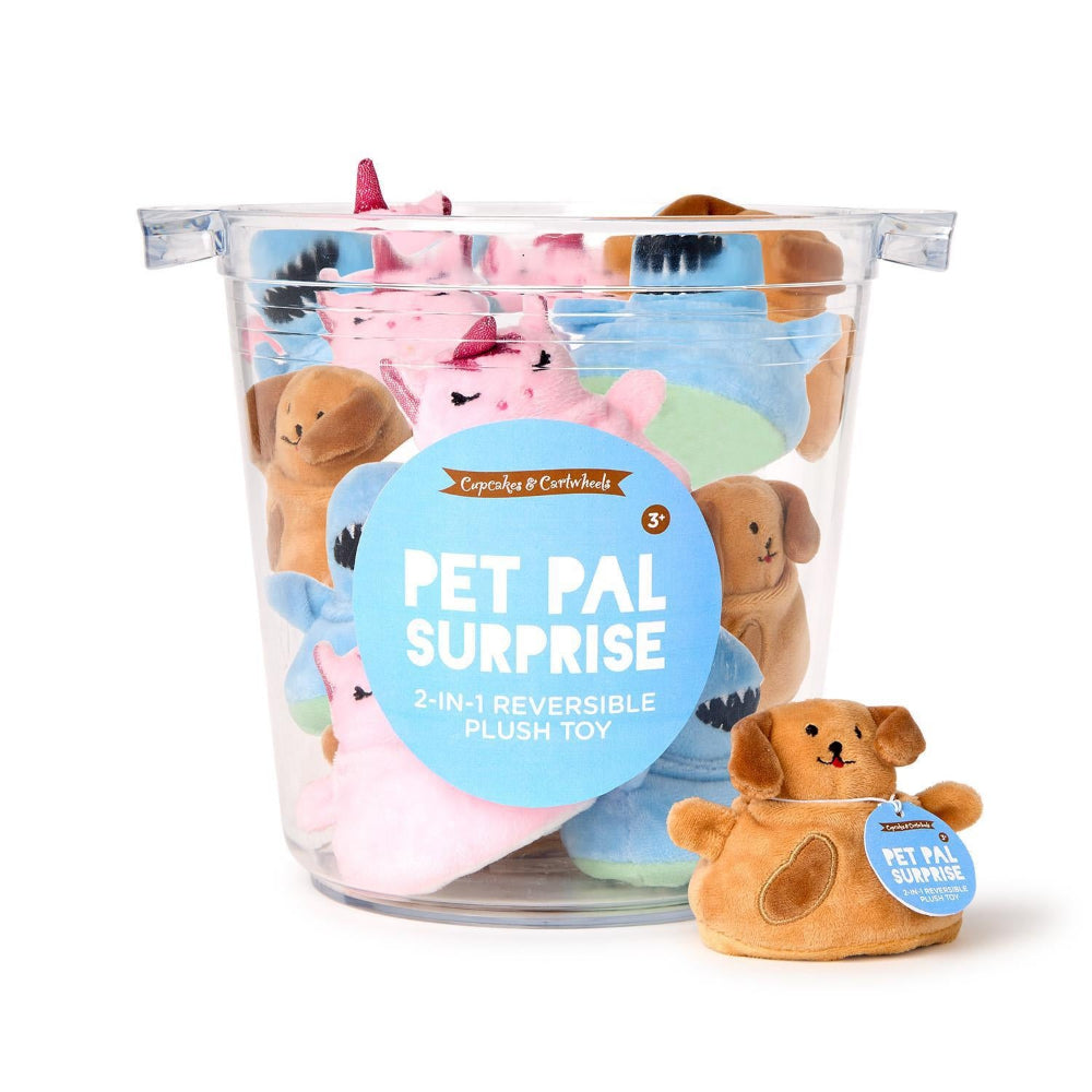 Two's Company Pet Pal Surprise Reversible Plush Toy-Assorted