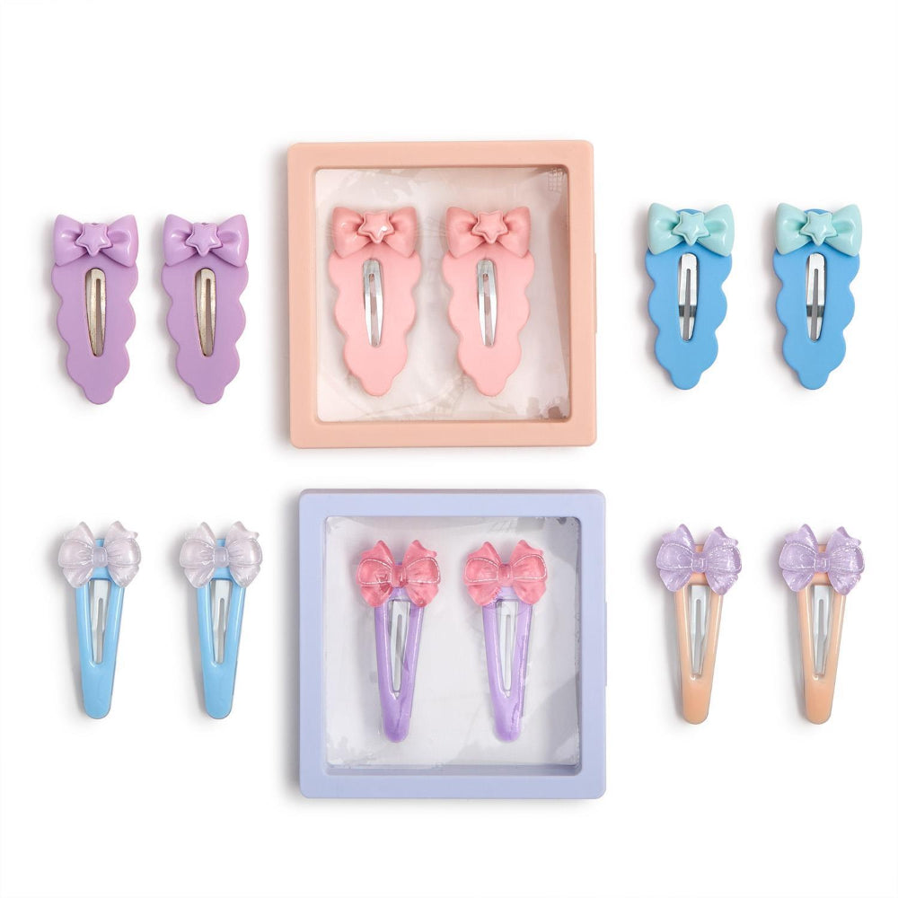 Two's Company Bow Hair Clips