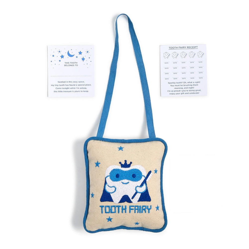 Two's Company Tooth Fairy Embroidered Pillow Door Hanger