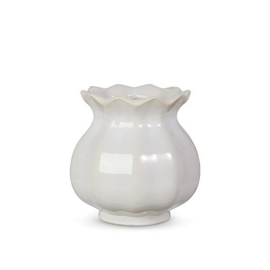 Raz Imports Ivory Bud Planter