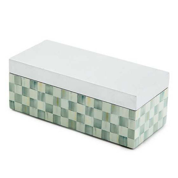 【美品】MACKENZiE-CHiLDS ジュエリーBOX Amazon.com: MACKENZIE-CHILDS Black Faux-Leather Box, Jewelry Box