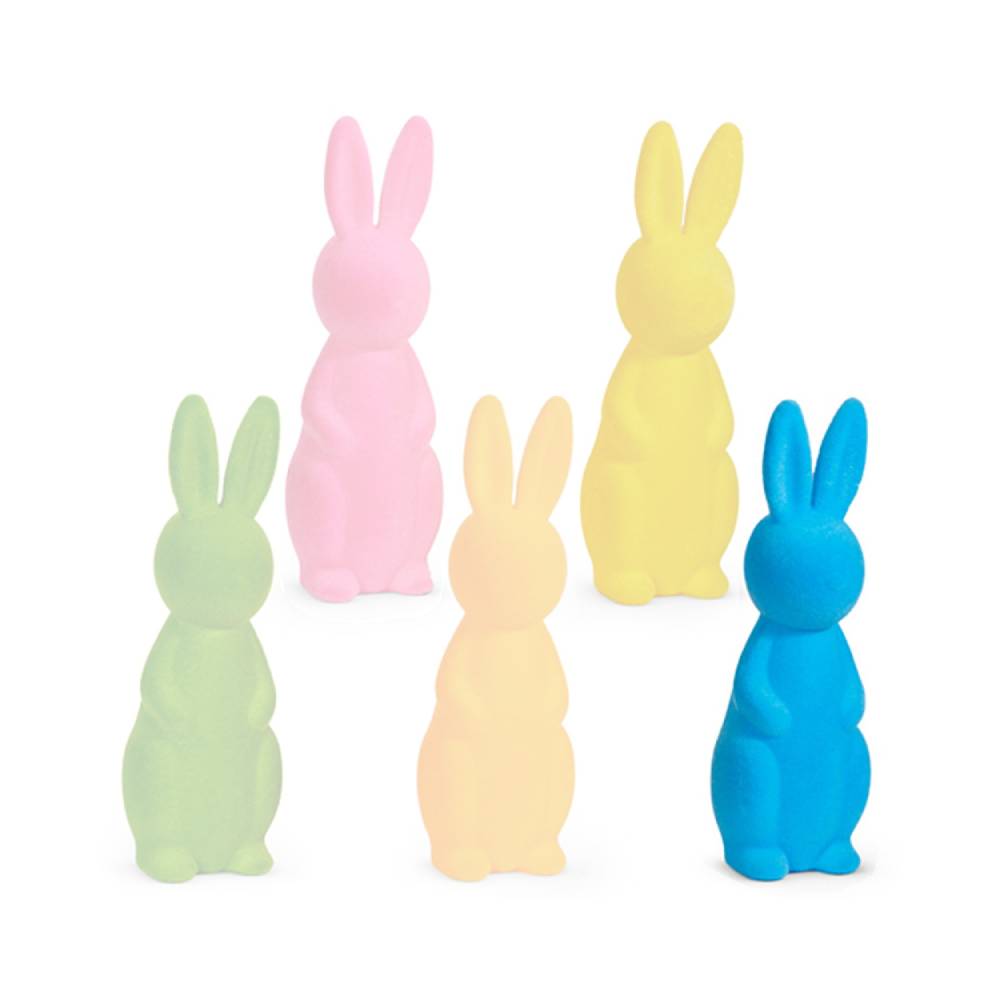 Raz Imports 15" Bright Flocked Bunny