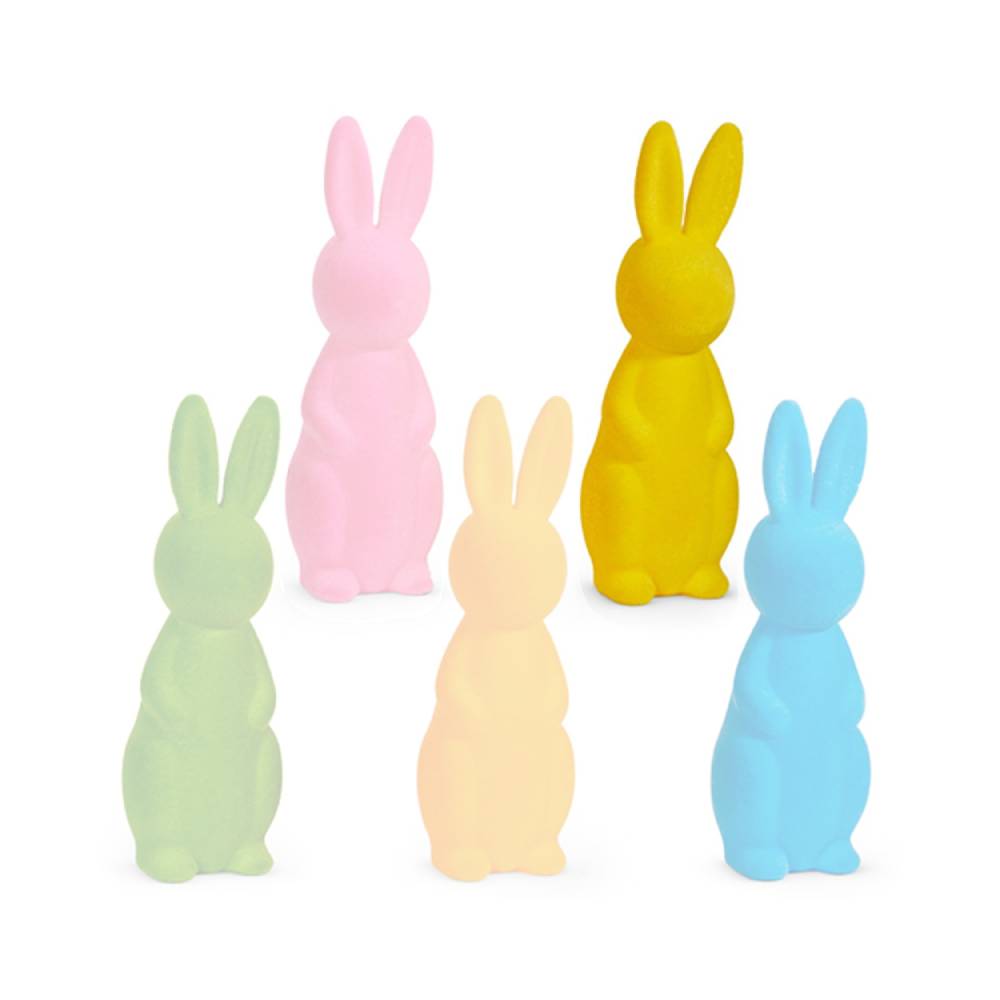 Raz Imports 15" Bright Flocked Bunny