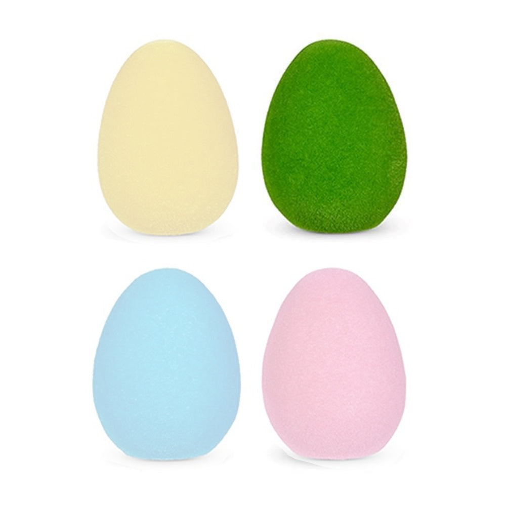 Raz Imports 7" Bright Flocked Egg