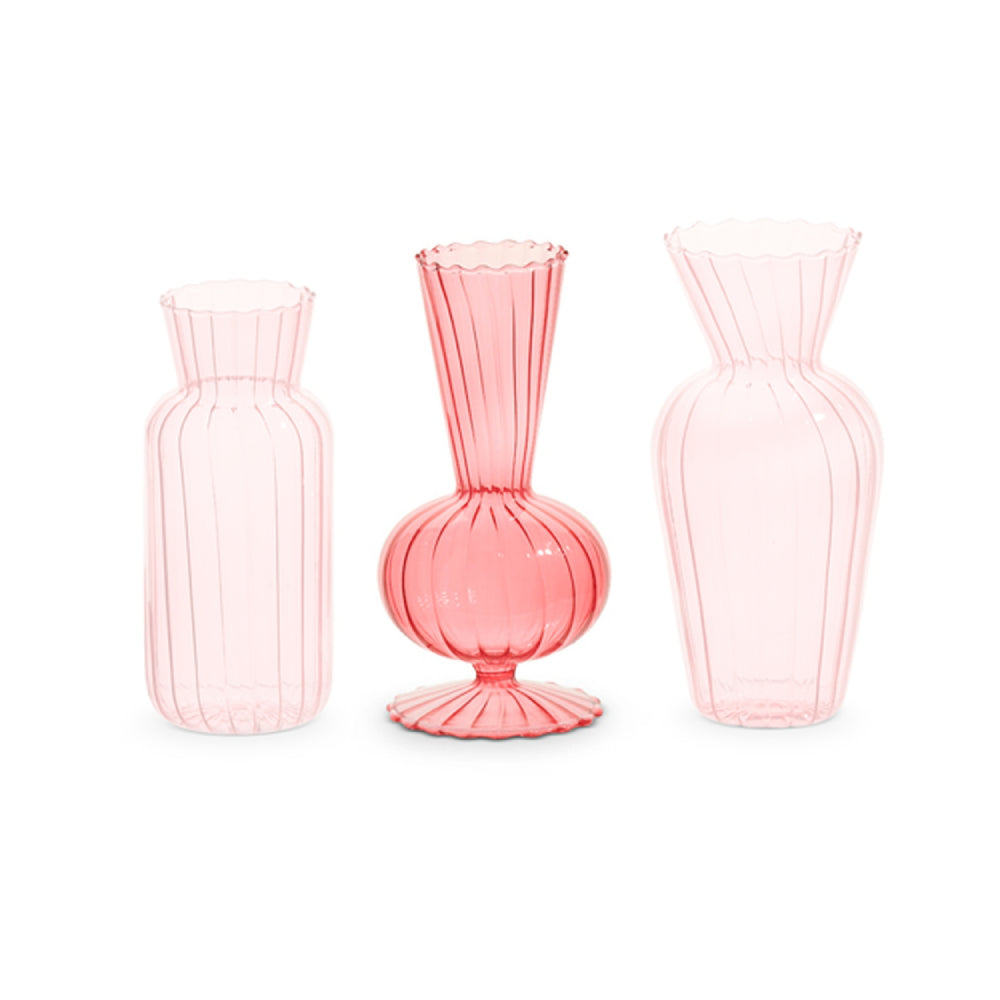 Raz Imports 6" Pink Vases