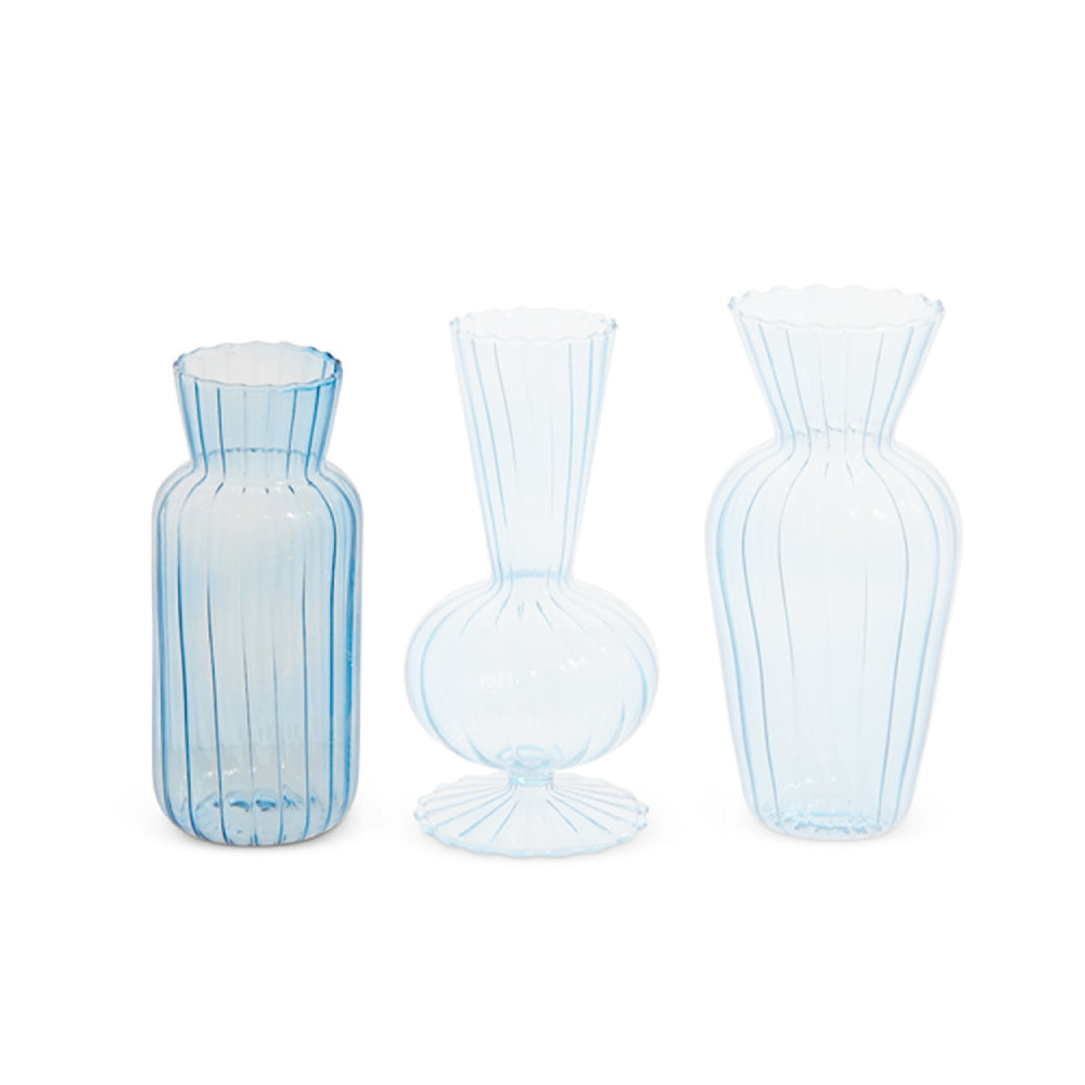Raz Imports 6" Blue Vases