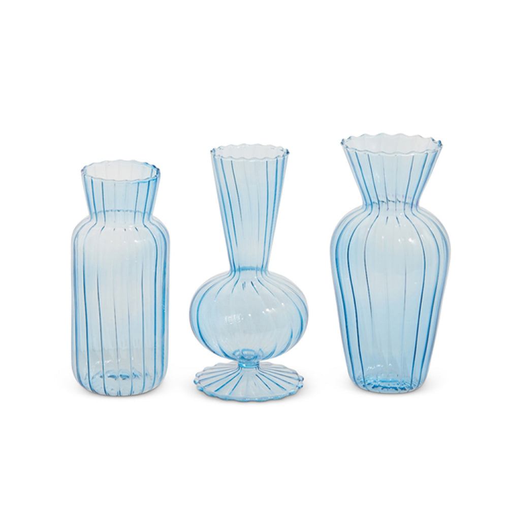 Raz Imports 6" Blue Vases